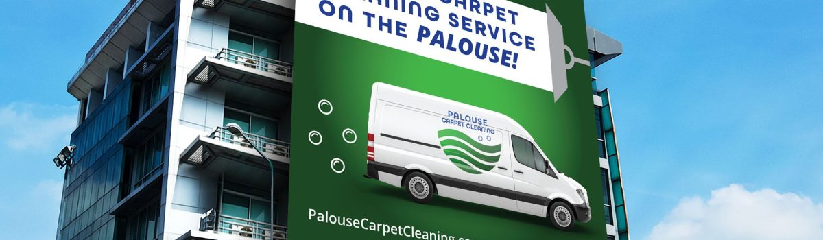 Palouse Carpet Cleaning Billboard Mockup